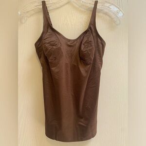 Ruby Ribbon cami, chocolate brown, size 36